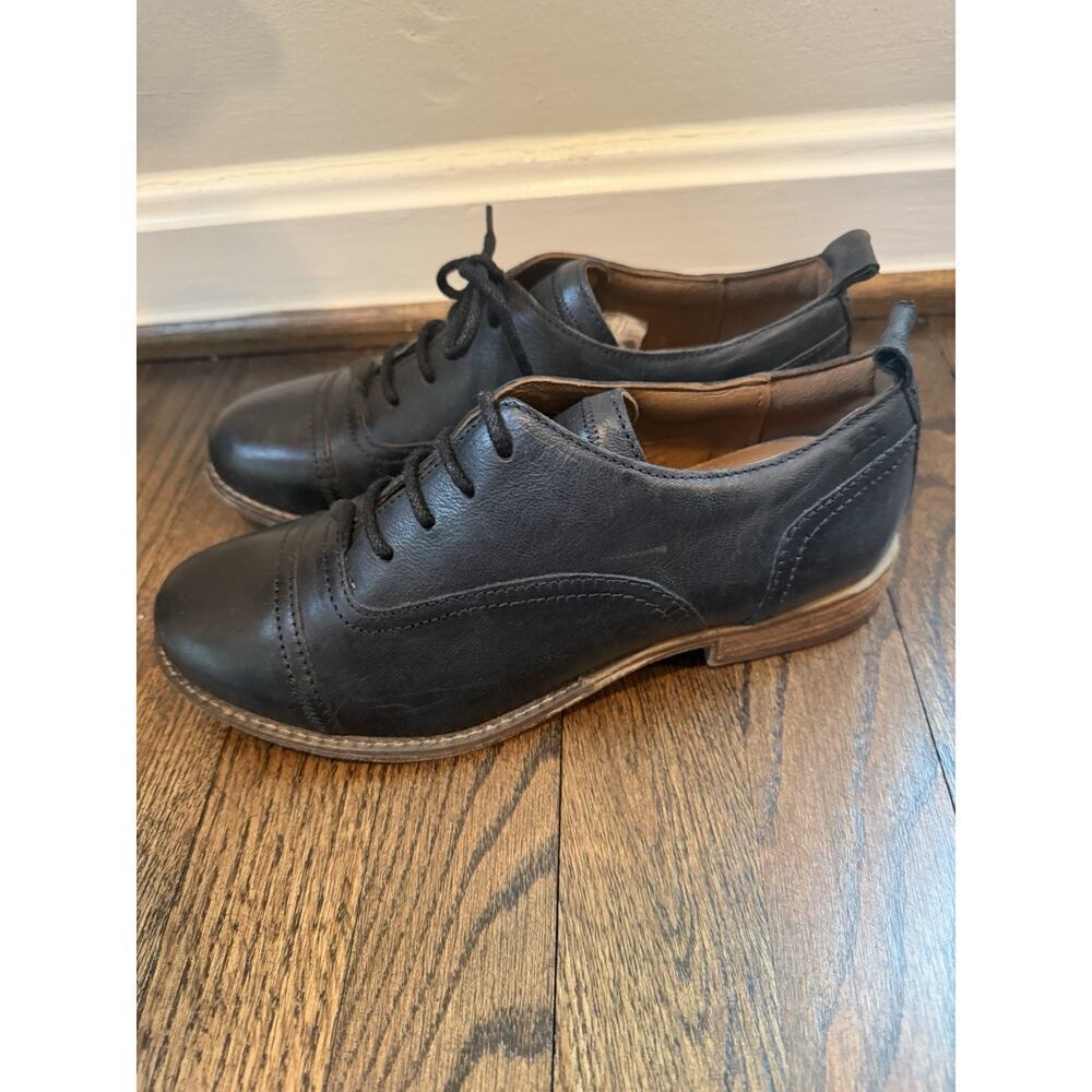 Josef Seibel Sienna 85 Oxford Casual Shoe Womens EU 37 US 7/7.5 Black Leather - Picture 1 of 10